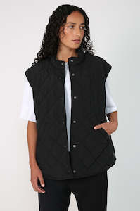 Womenswear: stride vest / black