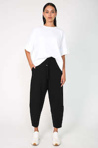 Womenswear: furthering ponti track pant / black ponti