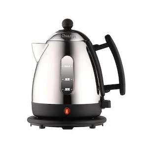 Mini Kettle 1L Black & Polished Stainless Steel