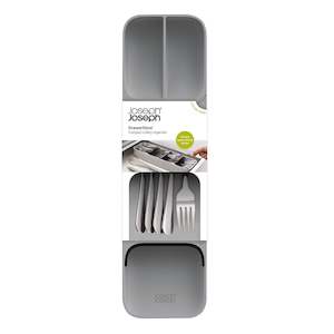 DrawerStore Compact Cutlery Organiser Grey