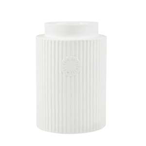 Ribbed Porcelain Vase Medium