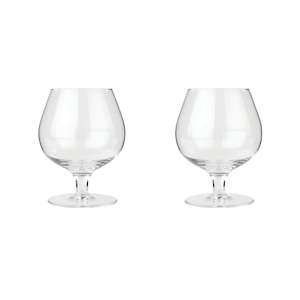 Wingback Brandy Glasses