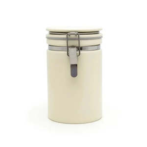 Coffee/Tea Canister 200gm Silky Ivory