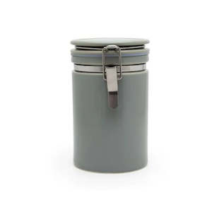 Coffee/Tea Canister 200gm Silky Grey Blue