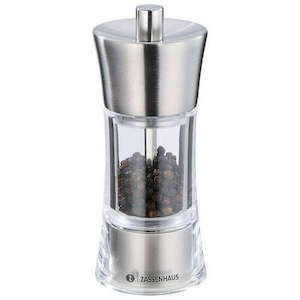 Aachen Pepper Mill Stainless Steel & Acrylic 14cm