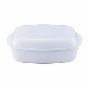 Casserole Oval Glass Ovenware Ceramic Covered Oval