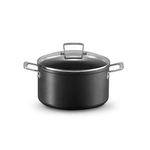 Kitchenware: Toughened Non-Stick Deep Casserole with Lid 24cm