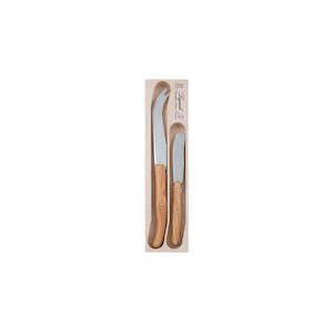 Debutant 2 Piece Cheese Set Olive Wood