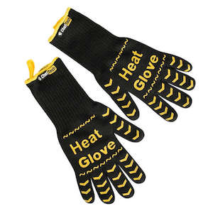 Kitchenware: Heat Resistant Glove Pair- Yellow on Black