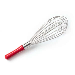 Kitchenware: Balloon Whisk 12" Red Handle