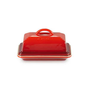 Butter Dish Cerise