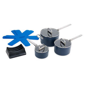 Non Stick Saucepan Set Space 3 Piece