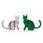 Kitchenware: Small Flat Pack Sitting Cat White