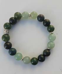 Jewellery: Crystal Bracelet - Adventurine (Heart led)