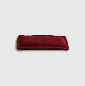 Eye Pillow - Sangria Red Linen