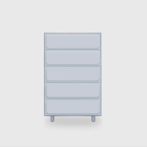 Forma 5 Drawer Tallboy - Colour