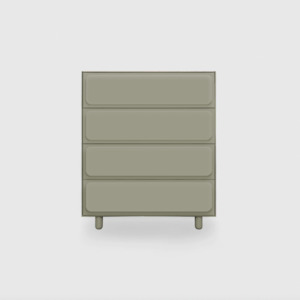 Mood Furniture: Forma 4 Drawer Tallboy - Colour