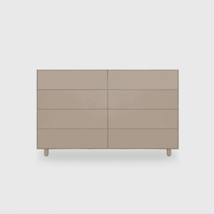 Slim 8 Drawer Lowboy - Colour