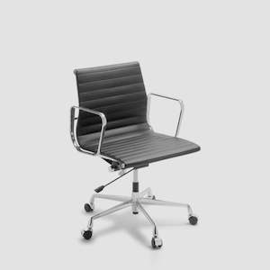 Study 1: Eames Replica Chrome Leather Office Chair