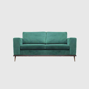 Sofas: Franses Velvet Sofa - 2.5 Seater