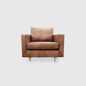 Sofas: Plimmerton Vegan Leather Sofa - 1 Seater