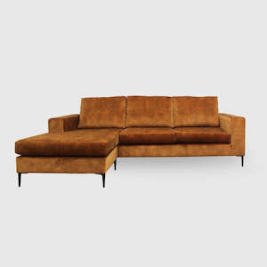 Cleo Sofa - 3.5 Seater Chaise Reversible - Lovely Velvet