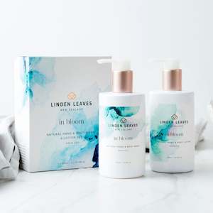 Linden Leaves Aqua Lily Hand & Body Wash & Lotion Boxed Set