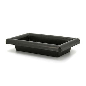 Plastic Rectangular Arrangement Tray 25Lx18.5Wx5Hcm - Black