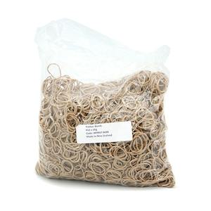 Rubber Bands #12 1kg Bag - Natural