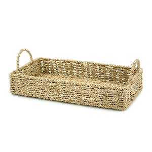 Seagrass Rectangular Tray 35Lx19Wx6Hcm - Natural