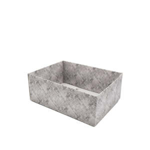 Woven Design Hamper Box Small 25Lx19Wx9.6Hcm Pk/10 - Grey