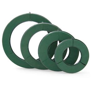 Oasis Naylorbase Wreath 40Diacm (16") Pk/2 - Green (3097)