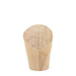 Jute 12cm Pot Cover 12.5TWx9.5BWx11.5Hcm Pk/10 - Natural