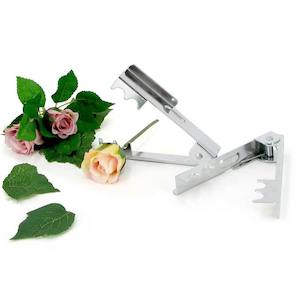 Metal Horizontal Rose Stripper - Silver