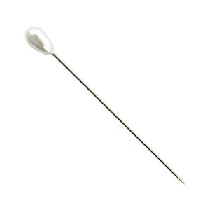 Internet only: Pear Shape Corsage Pin 55mm Pk/144 - Pearl