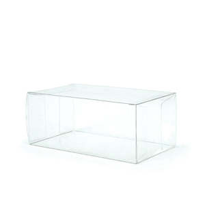 PVC Corsage Box 18Lx10Wx7.5Hcm Pk/10 - Clear