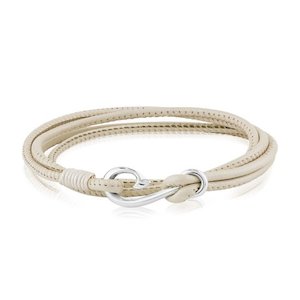 Leather Double Twist Journey Bracelet