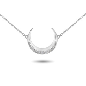 Alvar – Moon Crescent necklace 925 sterling silver