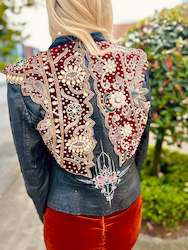 Upcycled Vintage  "Have Wings to Fly" jacket