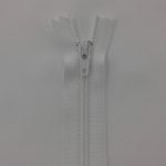 Products: Dress Zip – 50cm (20 Inch) – White Nylon Zip – each