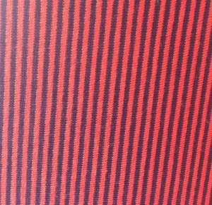 Red and Navy 2mm Wide Striped Knit – 96% Viscose, 4% Spandex – 150cm Wide per Mtr