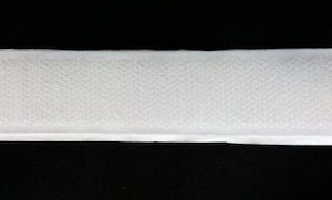 White Velcro® Hook Stick On Per Mt 25mm Wide