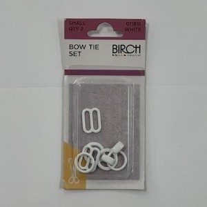 Birch – Bow Tie Set – White – Small – 011816