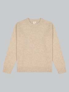 Woollen Knit Sweater - Pebble