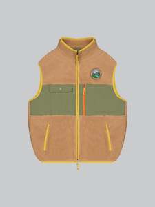 Range Fleece Vest - Tussock