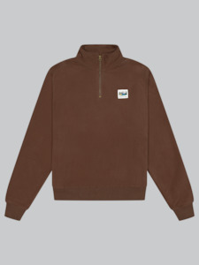 Mackenzie Quarter Zip Pullover - Brown