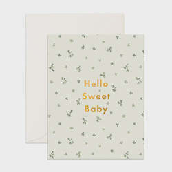 Florist: Sweet baby card