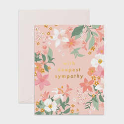 Deepest sympathy card