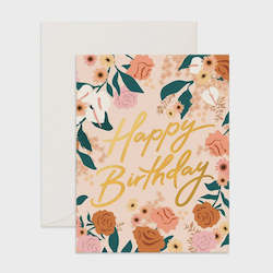 Florist: Birthday Bella Rose Card