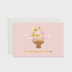 Sending you love mini card